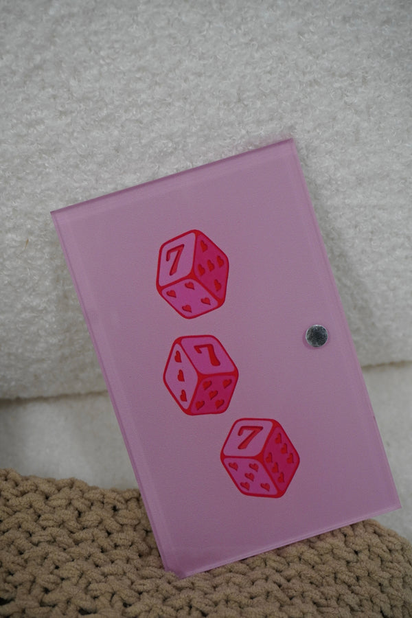 777 Pink lash tile
