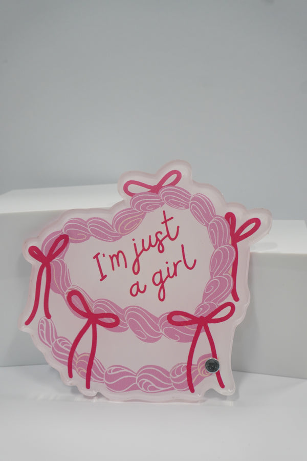 I’m just a girl cake lash tile