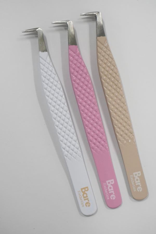 Discounted 90° Boot Tweezers (fiber tip)